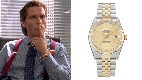 rolex datejust patrick bateman|patrick bateman Datejust.